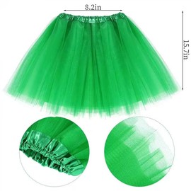 HOVEOX Christmas Elf Costumes for Women Christmas Costumes for Women Hat Skirt Socks Glasses Christmas Costume Set (Green)