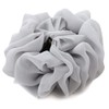 JewelVOX Hair Accessories, Draped Chiffon Ruffle, Mini Hair Claw, Feminine
