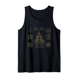 THAO WESSUWAN Thai Yantra Lucky Amulet Tank Top