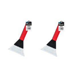 Netagon 2 X Luxury Premium Car Windows Ice Scrapers - Ice & Snow Scraper - Cold Window Frosty Mornings