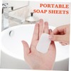 WHAMVOX 3pcs Travel Soap Sheets Multi-Functional Hand Washing Flakes for