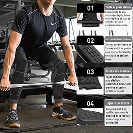 1 Par Rodilla Mangas Largas de para Hombres y Mujeres, Talla L