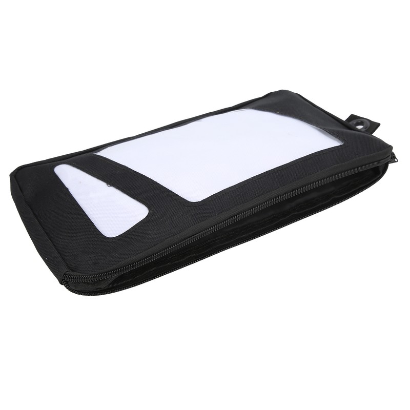 10in Black Surfboard Surfing Fin Storage Bag Durable Canvas Handbag