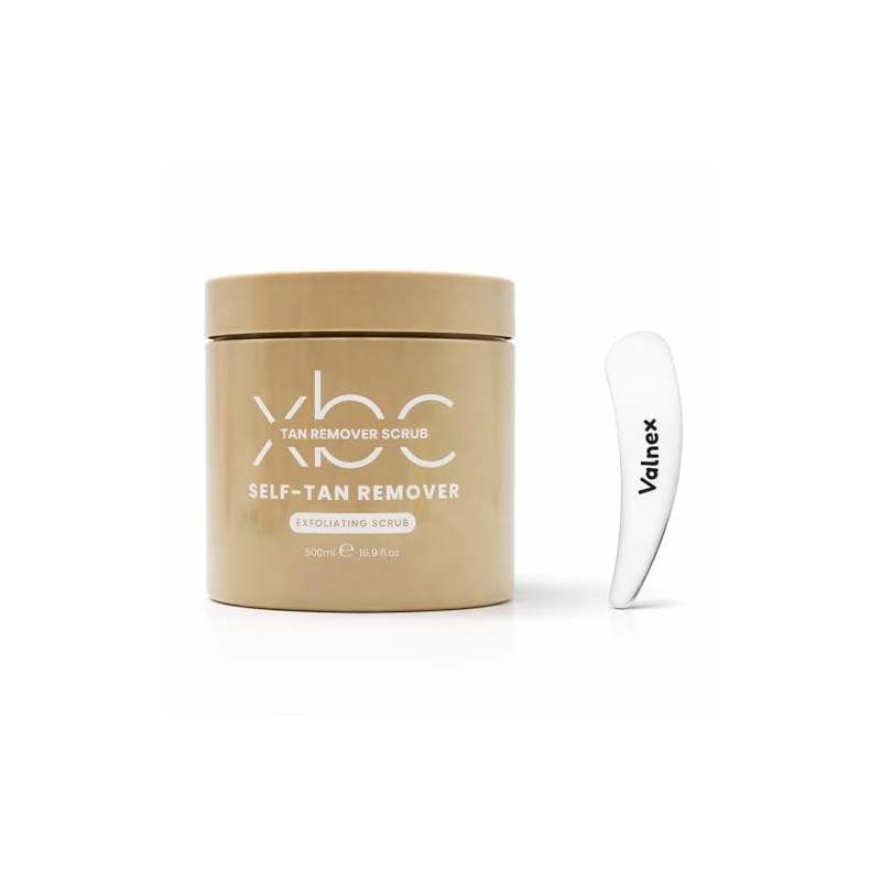 XBC Self Tan Remover Scrub 500ml with Spatula – Exfoliating