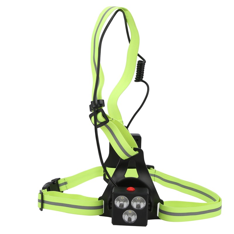 USB Charge Light Safety Warning Chest Lamp for Outdoor Sport
