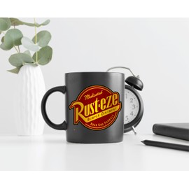 Shop A Thing Rust-Eze Decal Bumper Ointment Vinyl Sticker Rust Eze Tool Logo Waterproof Removable Hard Hat Sticker Perfect for Home Décor, Cars, Windows, Laptop, & Trucks -4 inches Pack of 2 SAT -031