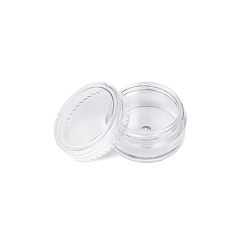 10 pots Transparent 5 ml for Make Up and Nail Art