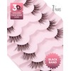 Onlyall Wispy Lashes Natural Flared False Eyelashes Fake Lashes WD-4