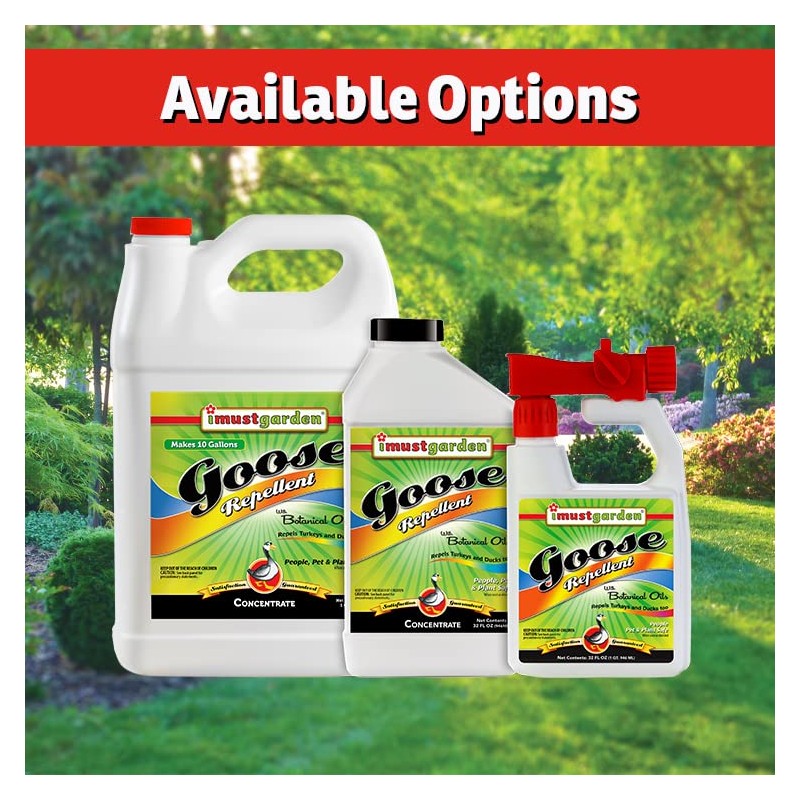 I Must Garden Goose Repellent Concentrate - 32oz (Geese, Turkey,