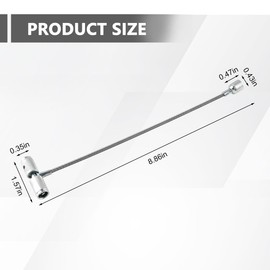 Norkmdi Car Valve Stem Installation Fishing Tool, Vehicle Wheel Air Valve Repair Puller, Multipurpose Automotive Tire Plug Core Remover Accessories, Universal for SUV RV Truck