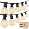 RTTY Outdoor String Lights 60 FT, Patio Lights with 32pcs