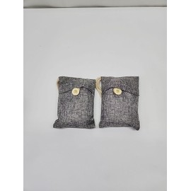 Unbranded Bamboo Charcoal Bag Air Freshener Deodorizer for Car Home 100g All Nature 2 Pcs