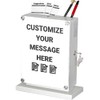 Suggestion Box with Lock with Wall Mount Option - Use as Offering Box, Tithe Box, Prayer Request Box, Tip Box with Lock, Donation Box and Ballot Box (Gray, 10'' x 4.75'' x 12.5'')