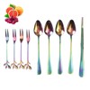 [9-Pack] Grapefruit Spoons and Grapefruit Knife Set, With 4 Stainless