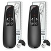 (2 Units) Wireless Presentation Clicker PowerPoint Presenter Remote: Clicker with
