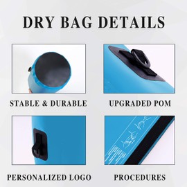 IDRYBAG Dry Bags for Kayaking Waterproof 2L/5L/10L/15L/20L, Small Dry Bag Waterproof Floating, Dry Sack Waterproof Bag for Paddleboarding Travel