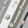 TopPerfekt Band Compatible with Garmin Lily 2, Slim Soft Silicone