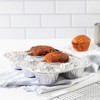PLASTICPRO Aluminum Foil Muffin Pans Reusable and Disposable, Muffin &