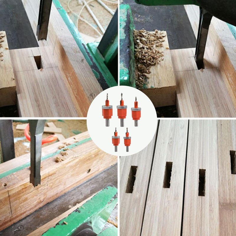 Woodworking Countersink Drill Bits | Adjustable Pilot Screw Hole Set,Woodworking