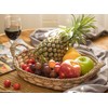 Seagrass Fruit Bread Basket Tray with Handles (Small)