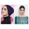 Hitopin 5PCS Islamic Muslim Under Hijab Cap, Women Hijab Undercap,