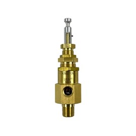 American Made Piloted Unloader Valve with Manual Hand Unloader for Air Compressors, 1/4" MNPT Pilot Inlet, 1/8" FNPT Unloader Inlet (Preset at 140-175)