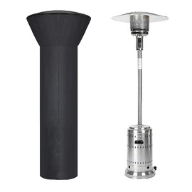 GardenPal 420D Patio Heater Covers with Zipper Outdoor Heater Cover Heavy Duty Tear-Proof, Anti-Snow, Wind-Resistant Dust-Proof Cover for Patio Heater 89"x 33"x 19"
