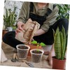 Kisangel Plastic Orchid Pots Set of 10 12cm Outer Diameter