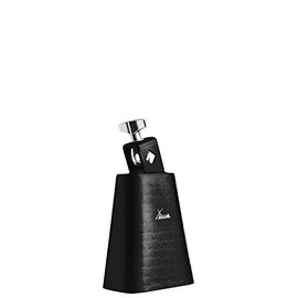 XDrum HCB-4 Cowbell - 4 Inch Cow Bell with 17 cm Length for Drums and Percussion - Steel Bell - Can be Mounted on Drum Kit - Black