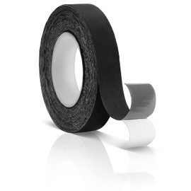 VViViD Black Felt for Squeegee Edge Wrapping, 1” Inch x 25 ft Roll, Furniture Scuff Pads to Protect Floor