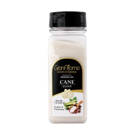 GranAroma Cane Sugar, Pure Sweetness, Ideal for Baking & Beverages (1 Pound)