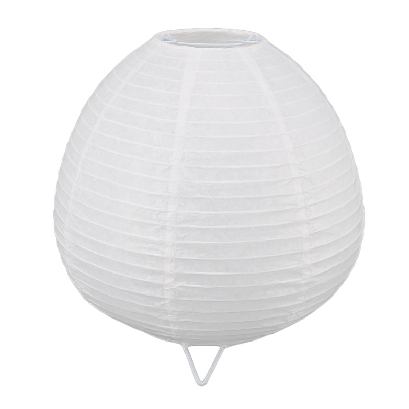 Lantern Table Paper Lamp Warm Light E14 Bulb Simple Installation