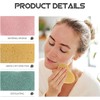 3 Esponjas Faciales Exfoliantes con Diseño de Forma Simbólica para