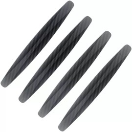 TSUINZ 2x Car Accessories Bumper Corner Protector Guard cover Anti-Scratch Stickers - Black