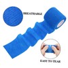 COLLBATH Elastic Protective Tape Self-stick Bandage for Sports Vet Wrap