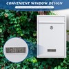 KYODOLED Key Lock Mailboxes for Outside, Locking Wall Mount Mailbox,