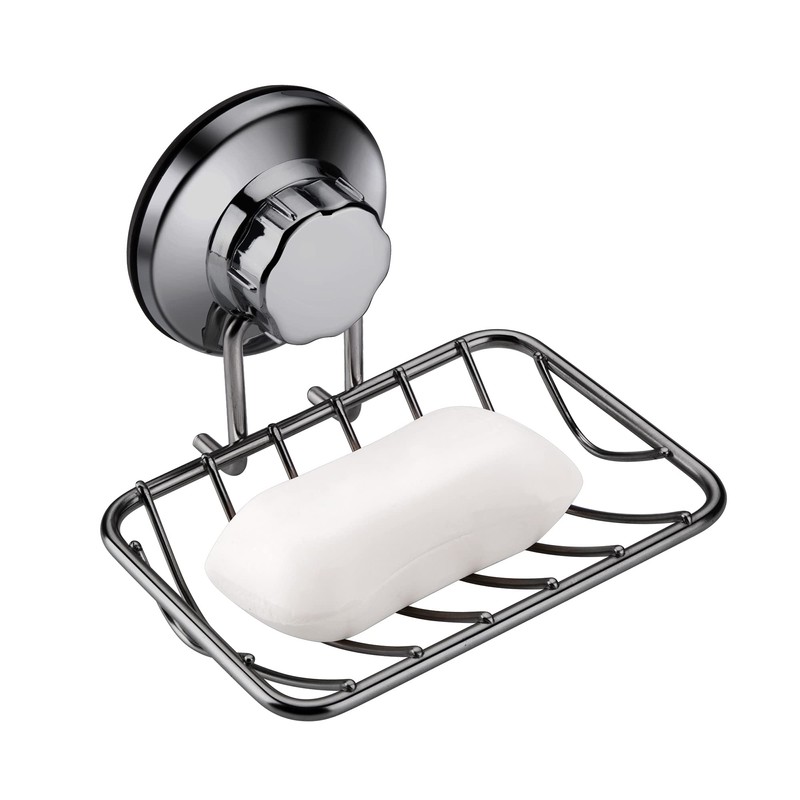 iPEGTOP No-Drilling Soap Dish Holder, Super Powerful Vacuum Suction Cup
