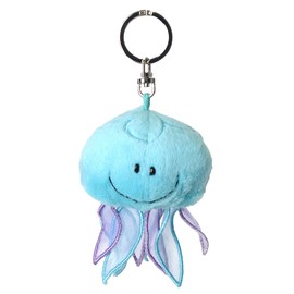 Niki Key Holder, Jellyfish, 3.9 inches (10 cm), Kids, Blue, W2.8 x D 3.5 x H 2.4 inches (7, blue