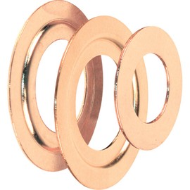 Prime-Line U 9529 Brass Plated (2 pack) Bore Adaptor Ring Set, 3-pack