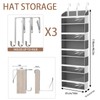KYEVIS Over The Door Hat Organizer for Baseball Caps, Hold