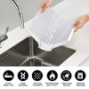 TIKNIK Silicone Dish Drying Mat for Kitchen Counter, Dish Drying