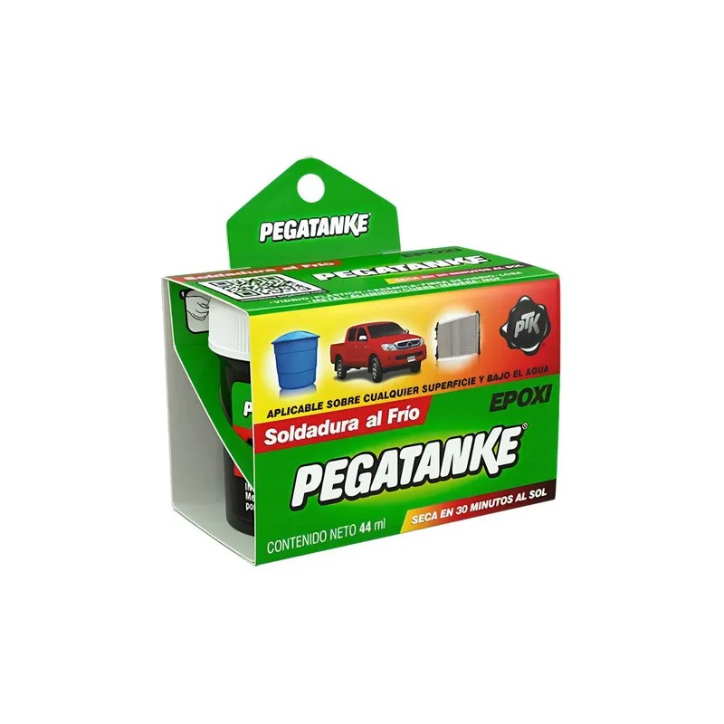 Pegamento epóxico Soldadura de Epoxi Negro Pegatanke 43g