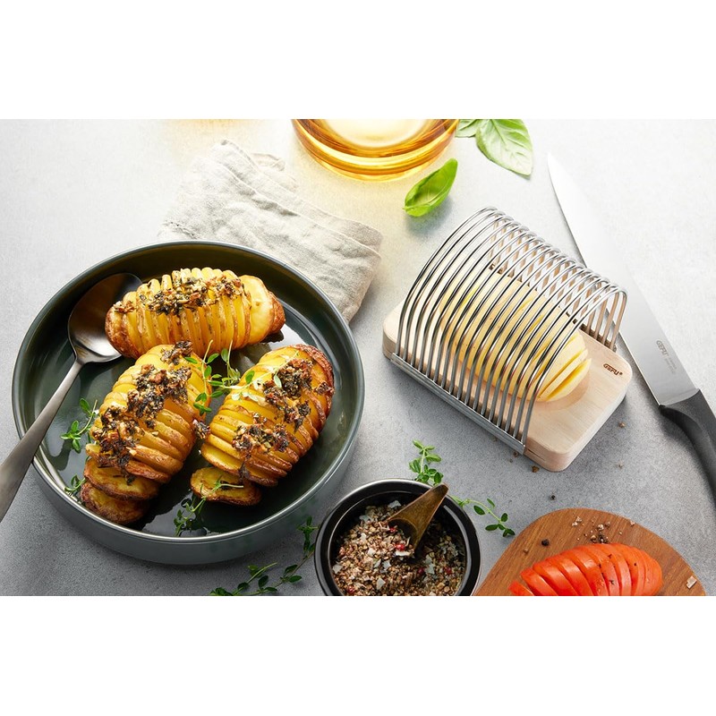 GEFU HASSEL Fan Potato Cutter - Perfect Hasselback Potatoes &