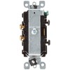 Leviton 15 Amp, 120/277 Volt, Decora Single-Pole, AC Combination Switch,