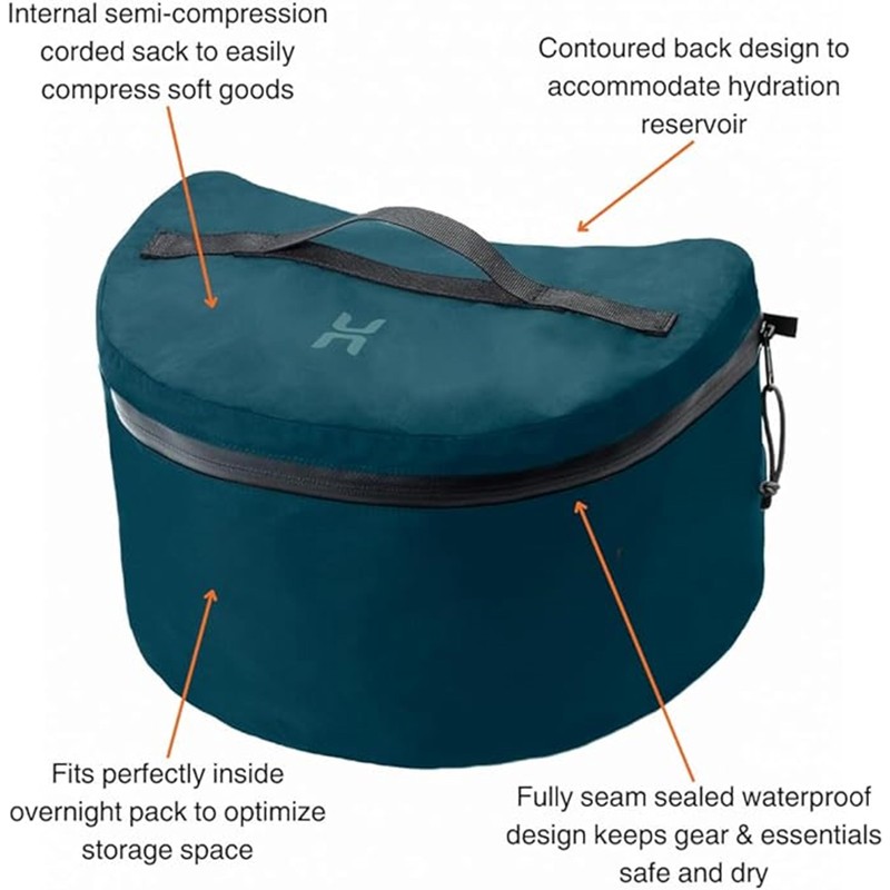 Hillsound PackStack Stuff Semi-Compression Storage Cubes, Waterproof Packing Cubes, Backpacking
