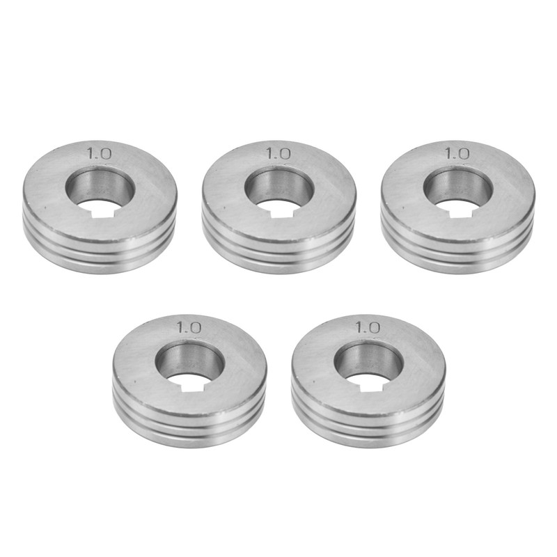 10Pcs Welder Wire Feed Roller 1.0‑1.2mm Groove Feeding Guide Wheel