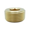 CDQBWKJGFJ 2 Pcs Brass Hex Counter Sunk Plug 1" NPT