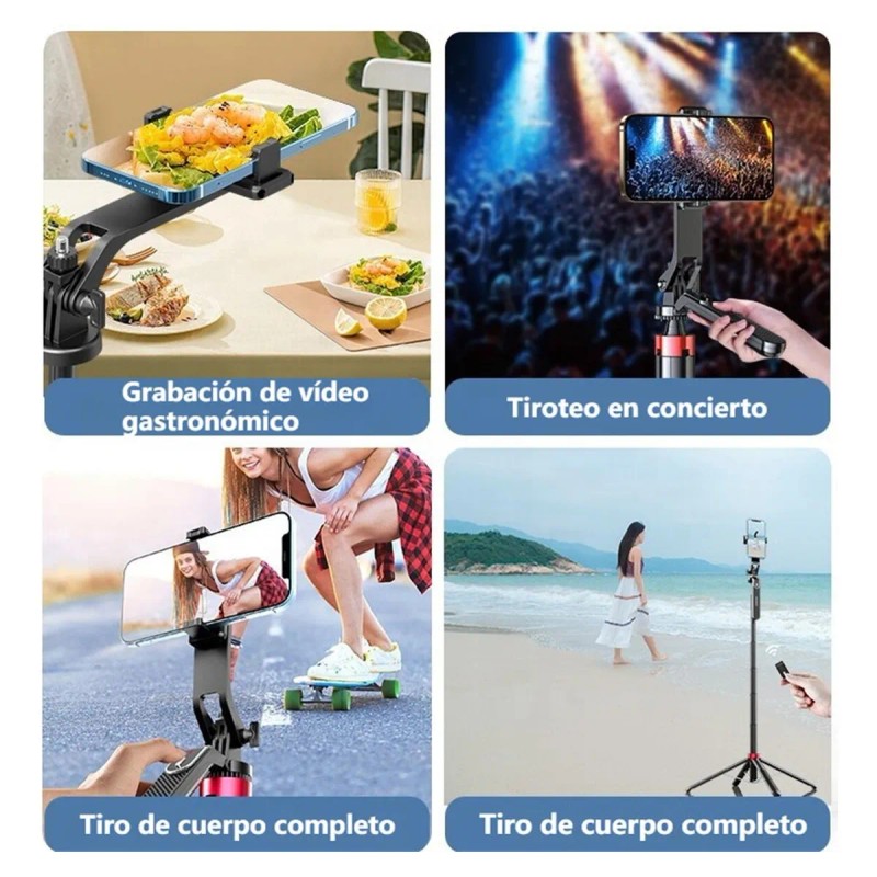 1,8 M Tripie Para Selfie Stick Portátil Para Telefono Celula