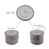 TOAKS 蓋 チタンポットまたはカップ 80mm/90mm/115mm/130mm/145mm/170mm (LID-145)