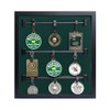 Golf Bag Tag Collection Display with Acrylic Cover | Holds